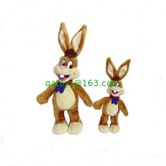 16inch Lovely Purple Easter The Bunnies Rabbit Push Toys For Festival Celebrate