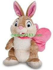 16inch Lovely Purple Easter The Bunnies Rabbit Push Toys For Festival Celebrate