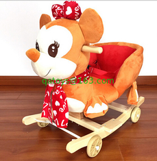 Fashion Baby Rocking Chair Honeybee Animal Plush Toys For Children Playing