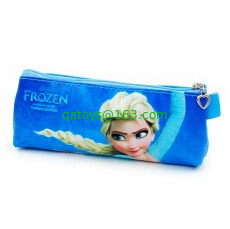 Frozen Ana Elsa Cartoon Plush Pencil Case Pouch Animal Zipper Pencil Pouch