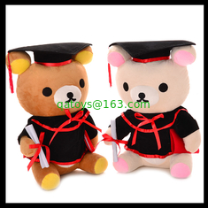 18 Inch Doctor Graduation Teddy Bear Stuffed Soft Plush Toys For Collection Celebration