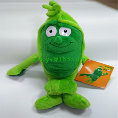 Eco friendly Vegetable Fruit Assorted Stuffed Baby Plush Toys Red / Green / Yellow