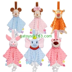 Cute and Lovely Baby comfort blanket with soft toy 35*35cm