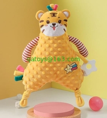 Baby comfort blanket with Plush Stuffed soft toy 40*26cm