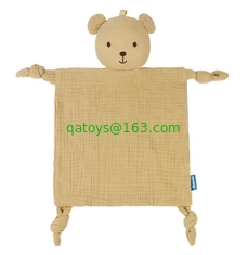 Baby comfort Towel with Animal Plush Head soft toy 33*25cm