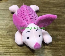 Disney Animal Head Plush Toys Pencial Bag for School 28cm