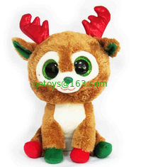 8 Inch Stuffed Promotional Gifts Toys Christmas Moose Reindeer Plush Toys