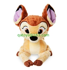 Bambi with Butterfly Medium Disney Store Soft Toys 25cm Size Brown Color