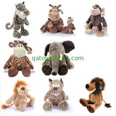 Lovely Forest Toys Jungle Animal Stuffed Plush Toys For Promotion Gifts