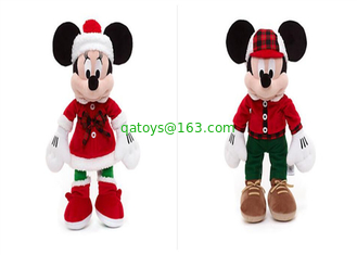 New 2017 Disney Christmas Mickey mouse And Minnie Mouse Plush Toys 18inch