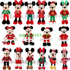 Disney Christmas Minnie Mouse and Mickey mouse Soft Plush Toys