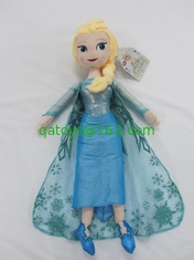 Blue Frozen Elsa Plush Doll Disney Princess Toys in 40cm 50cm Size