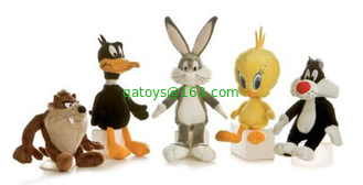 Original Looney Tunes Family Cartoon Plush Toys Cute Stuffed Animals