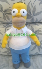 The Simpsons Stuffed Animals Cartoon Plush Toys , Polyester Material