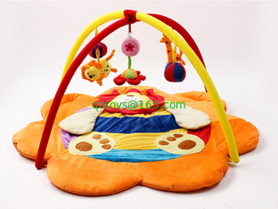 Orange Lion Baby Play Gyms / Baby Musical Play Gym Professional