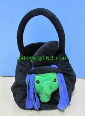 Black Halloween Plush Toys / Halloween Stuffed Animals Gift Bags 30cm