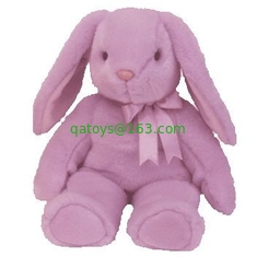 Purple Stuffed Easter Bunnies Push Toys Soft Holiday Stuffed Animals