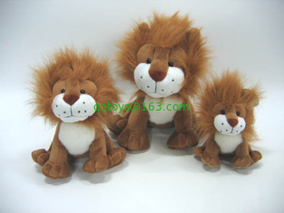 10inch Wild Lion Stuffed Animal Plush Toys , Soft Toys For promotion Gifts