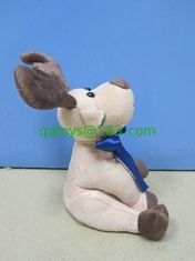 Big Christmas Plush Toys Moose / Reindeer Stuffed Animals With Ribbon