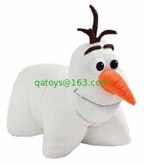 Personalised Disney Frozen Olaf Cushions And Pillows 18 inch in White