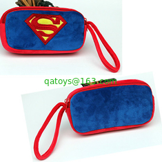 Fashion Cartoon Characters Red and Blue Plush Pencil Pouch Pencil Case For Promotion Gifts
