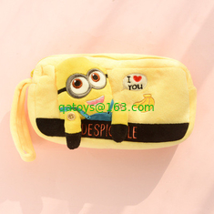 Despicable me minion Plush Pencil Case Cartoon Characters in Yellow