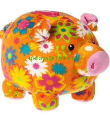 18cm Cute Pig Piggy Bank Moneky Bank Stuffed Plush Toy For Coin Collection