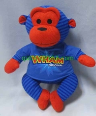 Fashion Knitted Monkey Stuffed Animal Toys / Plush Toys For Babies