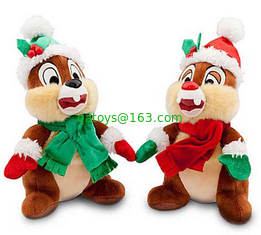 20cm Cartoon Disney Plush Toys Dale and Chip Charistmas Stuffed Animals