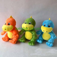 Forest Animals Dino Dragon Stuffed Animal Toys , Green / Blue / Grey