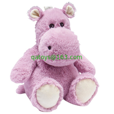 Lovely Sitting Pose Grey Hippo Stuffed Stuffed Animal Toys For Promotion Gifts