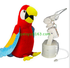 Educational Interactive Talking Plush Toys Musical Parrot For Festival