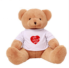 Promotion Gifts 30cm Stuffed Animal Toys Holiday Stuffed Toys With T shirt