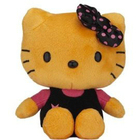 20cm Lovely Orange Hello Kitty Cartoon Stuffed Plush Toys For Collection