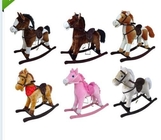 Plush Rocking Horse Collection Cute Baby Toys For Children Ride on Playing