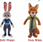 Brown and Green Zootopia Disney Plush Toys Stuffed Animals Soft Material