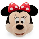Black And Pink Big Disney Minnie Mouse Head Cushions Pillows For Bedding