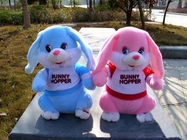 Funny Singing and Talking Plush Toys with Moving Ear Easter Bunny