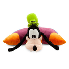 Blue Disney Goofy Pillow Plush Cushion and Pillow With Plush Goofy Head For Bedding