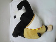 Cute Kungfu Panda Kick Pose Cartoon Stuffed Toys For Collection