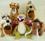 Ice Age Stuffed Animals Cartoon Plush Toys For Collection , Brown