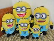 Cute Cartoon Plush Toys Despicable Me Minion With 3D Eye Action Figure