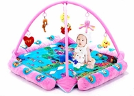 Seabeach Blue Baby Play Gyms And Mats with Plastic and Stuffed Toys