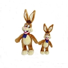 16 inch Soft Brown Stuffed Easter Bunnies For Festival Celebration
