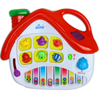 Small House Baby Musical Educational Toy Electronic Piano , Red / Blue