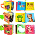 Baby Cloth Books For Baby Educational Toys with Sound Paper For Baby Early Learning