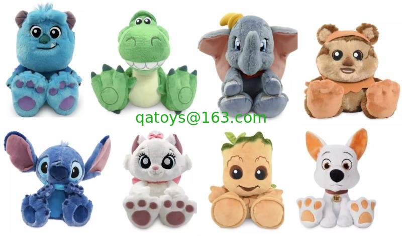 Original Disney Big Feet Plush Toys Cute Stuffed Soft Toys