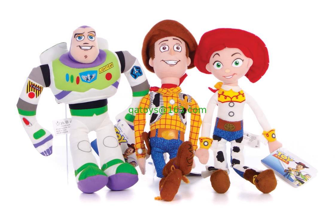 Toy Story 3 Buzz Lightyear / Sheriff Woody / Jessie / Disney Plush Toys For Promotion