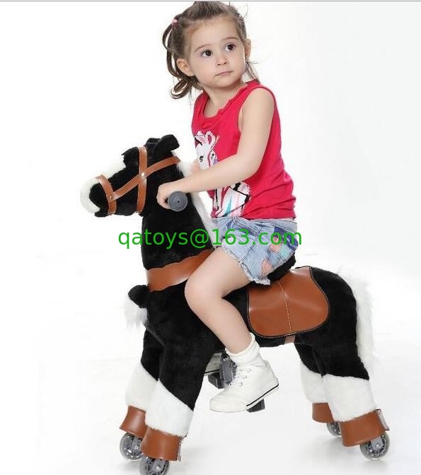 Fashion Amusement Park Equipment Mechanical Pony Kid Ridding On Walking Animal