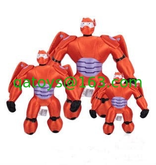 Children Cartoon Plush Toys Big Hero 6 Baymax Mech Action Figure